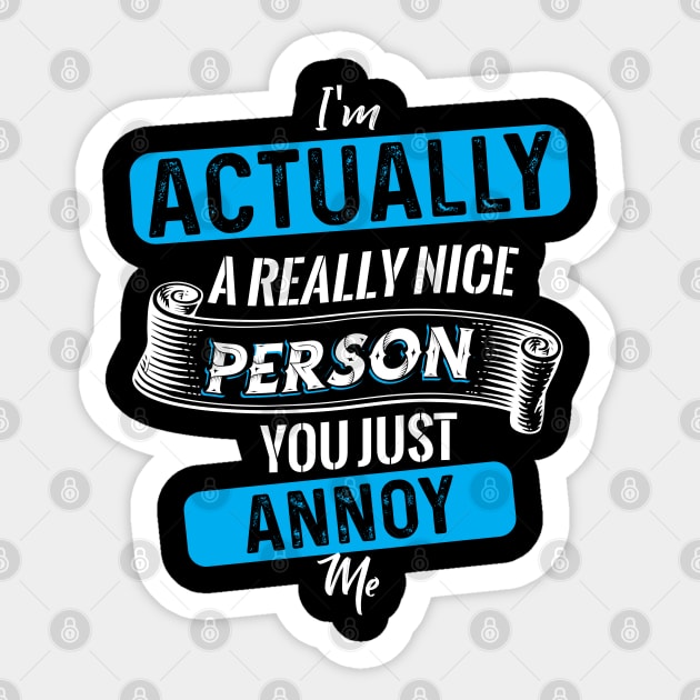 Actually Person Annoy Sticker by Dojaja